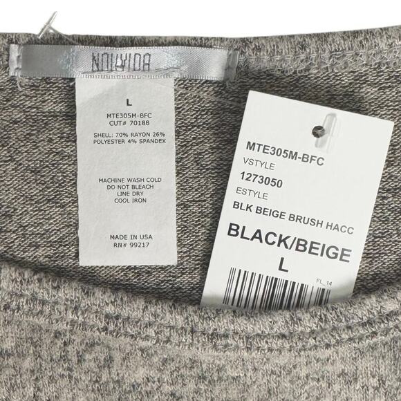 NWT - Nouvida Bell Ruffle Short Sleeve Lightweight Sweater, Women’s Large - Picture 6 of 6